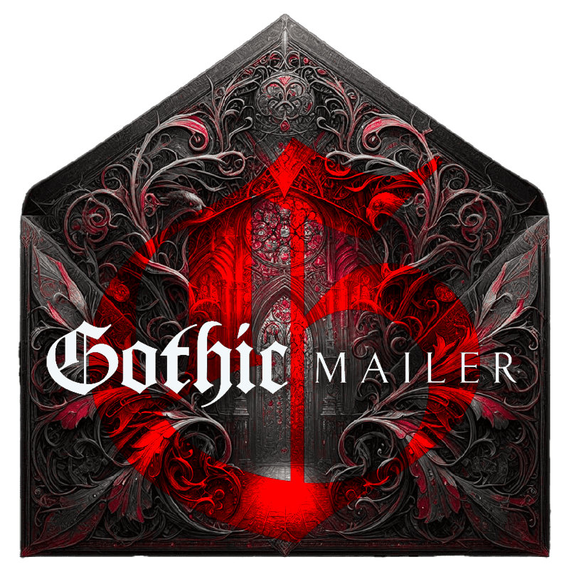 Envelope with Gothic Mailer Logo Inside
